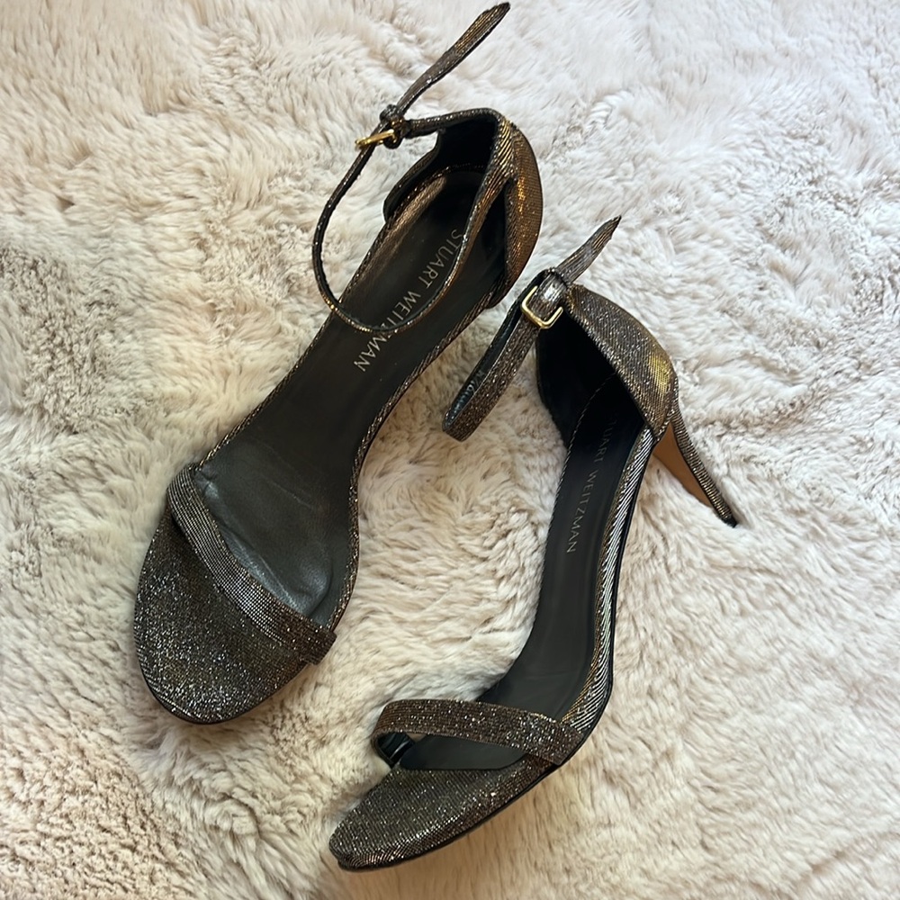 Stuart Weitzman Nunaked Pyrite Nocturn, 9.5